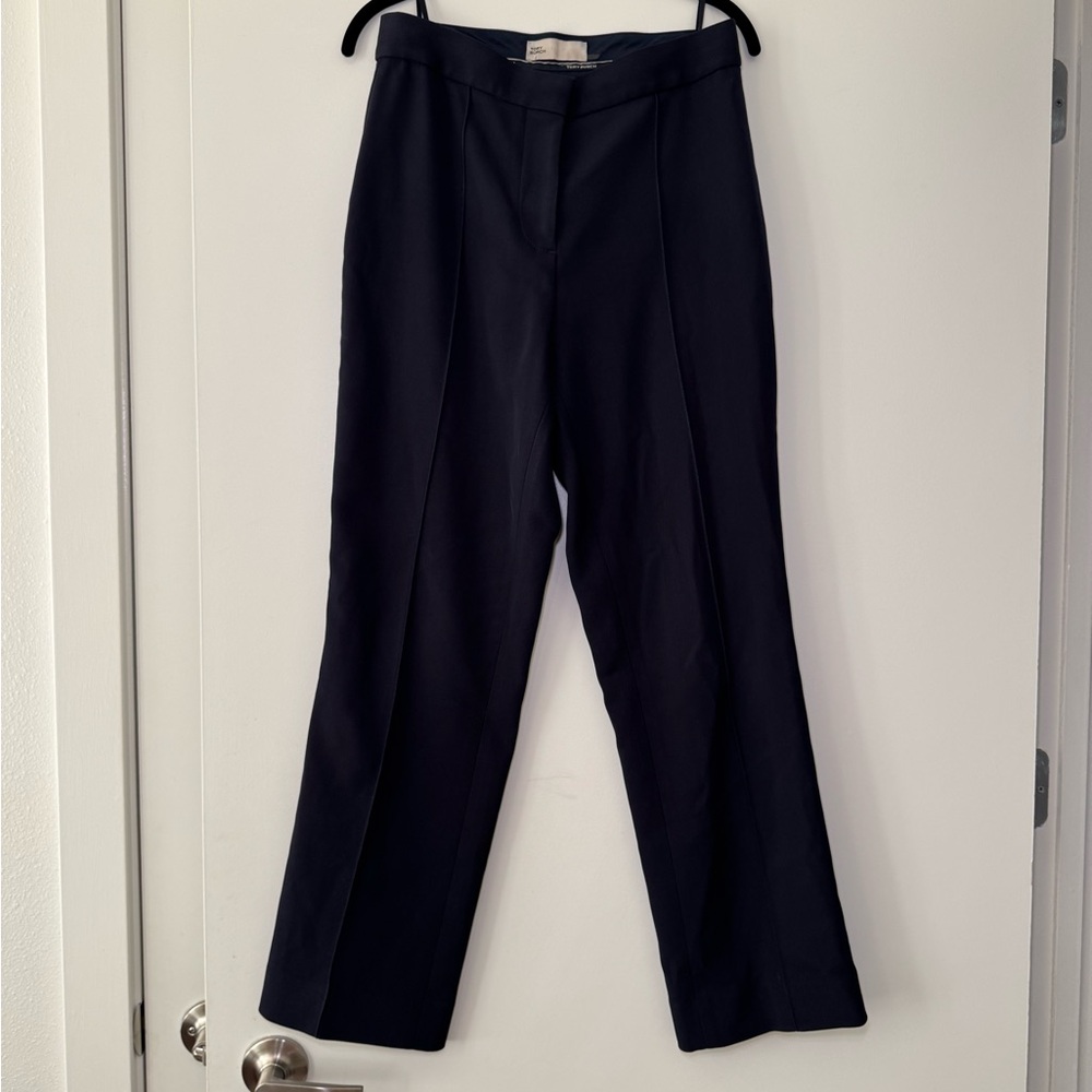 Tory Burch Classic Navy Blue Trousers